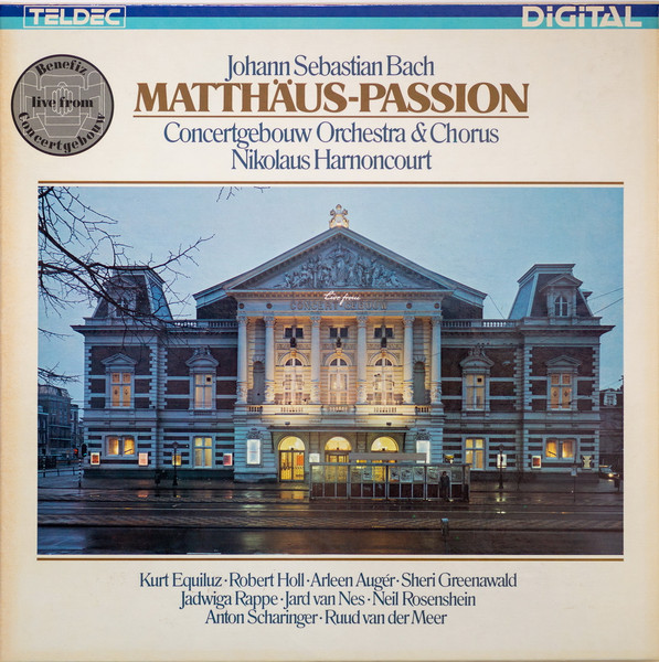 Pasja w. św Mateusza Bach Hanroncourt całość ERATO NOWA