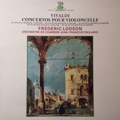 A.Vivaldi – Koncerty wiolonczelowe – Frédéric Lodéon – Orchestre de Chambre Jean-François Paillard (LP)