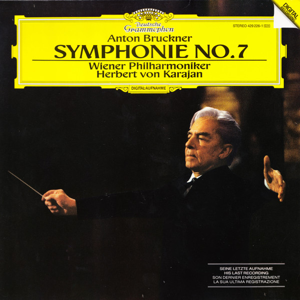 A.Bruckner – Symfonia nr 7 E-dur – Herbert von Karajan – Wiener Philharmoniker (LP)