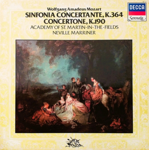 W.A. Mozart – Sinfonia Concertante Es-dur K.364, Concertone D-dur K.190 – Neville Marriner – Academy of St Martin-in-the-Fields (LP)