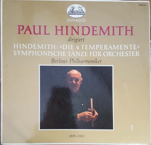 P. Hindemith – Die 4 Temperamente / Tańce symfoniczne – dyr. Paul Hindemith