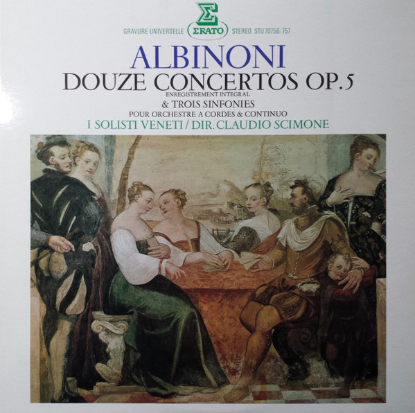 T.Albinoni – Dwanaście Koncertów op. V – C. Scimone – I Solisti Veneti (2LP Gatefold)