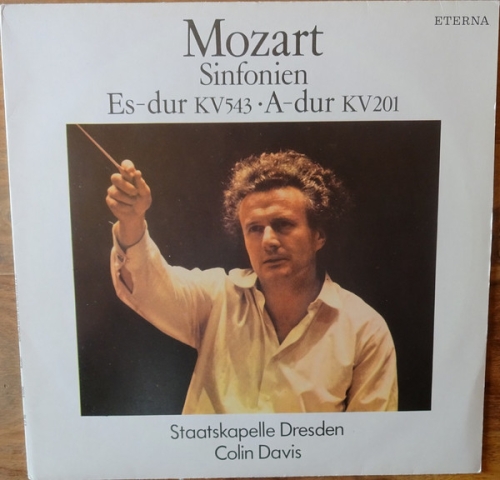 W.Mozart – Symfonie KV543 i KV201 – dyr. Colin Davis – Staatskapelle Dresden (LP)