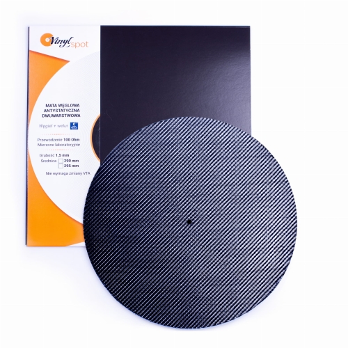 Mata węglowa Twill 1,5 mm – tkana struktura karbonowa VinylSpot