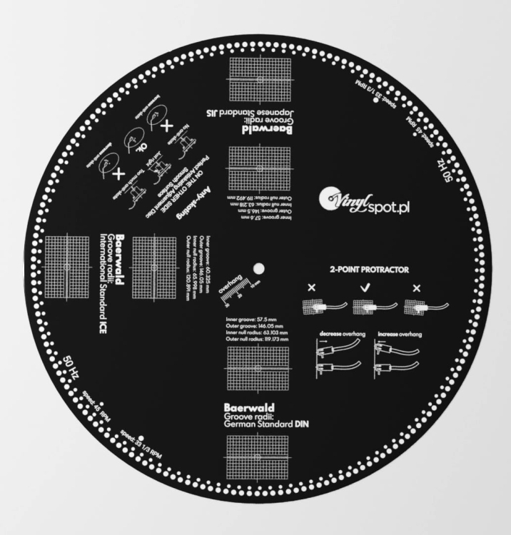 Płyta testowa do kalibracji gramofonu Pure Vinyl 180 g VinylSpot